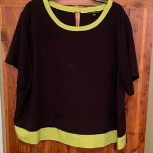 View by Walter Baker Short Sleeve Woven Top